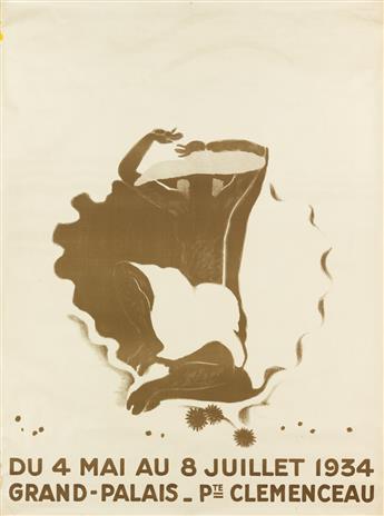 GEORGES LEPAPE (1887-1971). 24ME SALON DE LA SOCIÉTÉ DES ARTISTES DÉCORATEURS. Group of 5 color proofs and final poster. 1934. Sizes va